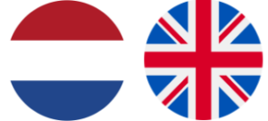 Dutch flag and UK flag