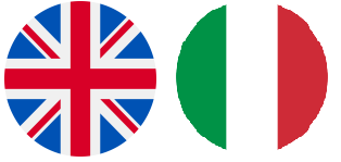 english-italian UK and Italy flag icons